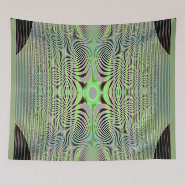 Item preview, Abstract Pattern Space Architecture. The Green Star designed and sold by Gluecknika.