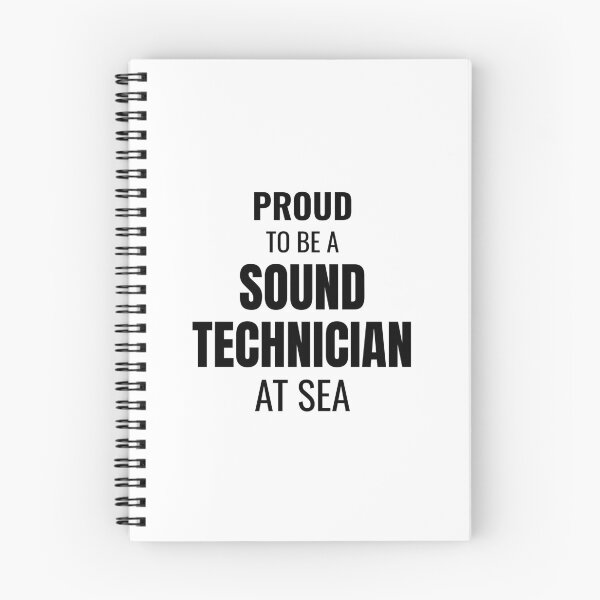 Item preview, Proud to be a Sound Technician at Sea (Black) designed and sold by ShipCrewNation.