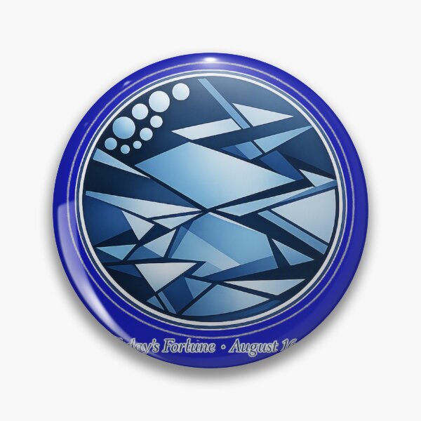 Item preview, Todays fortune in cold blue colours ,August 16  designed and sold by wallartofmio.