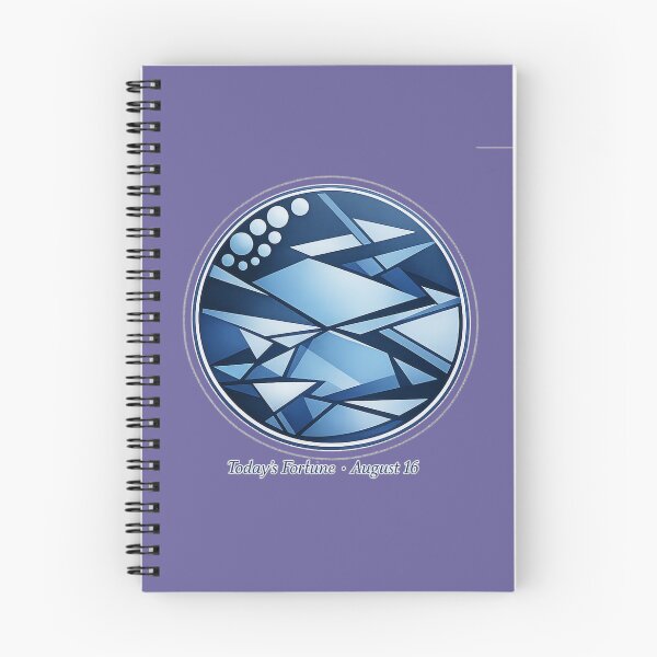 Item preview, Todays fortune in cold blue colours ,August 16  designed and sold by wallartofmio.