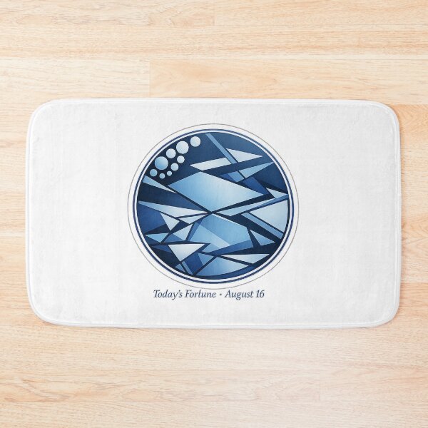 Item preview, Todays fortune in cold blue colours ,August 16  designed and sold by wallartofmio.