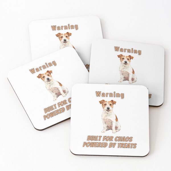 Item preview, Jack Russell Chaos Treat Lover Funny Watercolour Dog Tee designed and sold by NatureUnleashed.