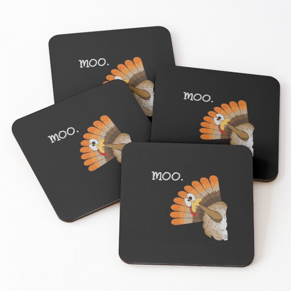 Item preview, Funny Turkey Moo Fake Cow Thanksgiving  designed and sold by roartusa.