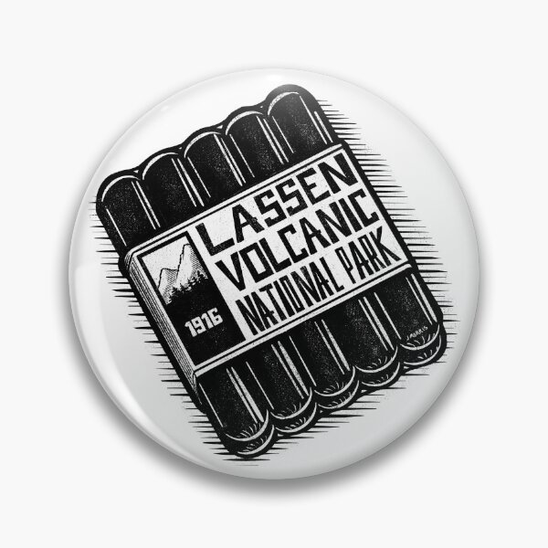 Item preview, Hot Dog Label of Lassen Volcanic National Park designed and sold by John Morris Illustration.