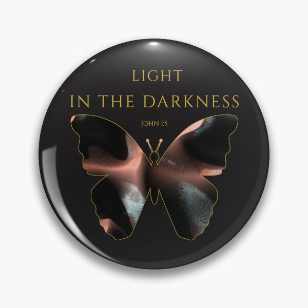 Item preview, Light in the Darkness – John 1:5 | One Body Series | Christian Butterfly Art designed and sold by KittenAndCo.