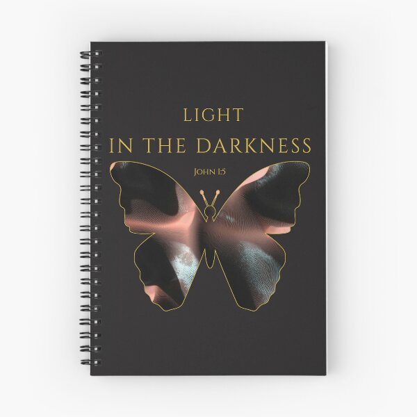 Item preview, Light in the Darkness – John 1:5 | One Body Series | Christian Butterfly Art designed and sold by KittenAndCo.