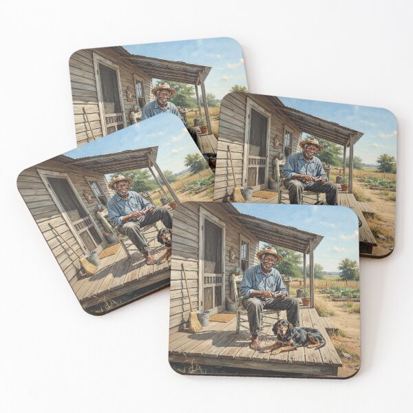 Item preview, Senior Black Man Portrait  designed and sold by Home Decor Art.
