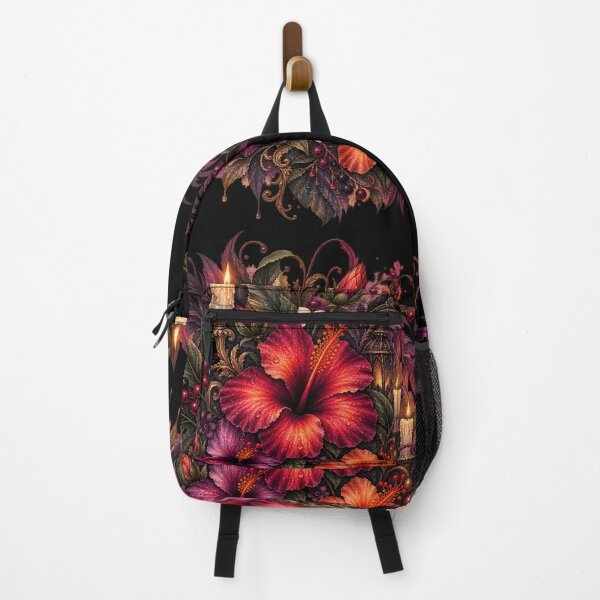 Item preview, Midnight Gothic Hibiscus Candlelight Baroque Tropical Bouquet designed and sold by IamNolmo.