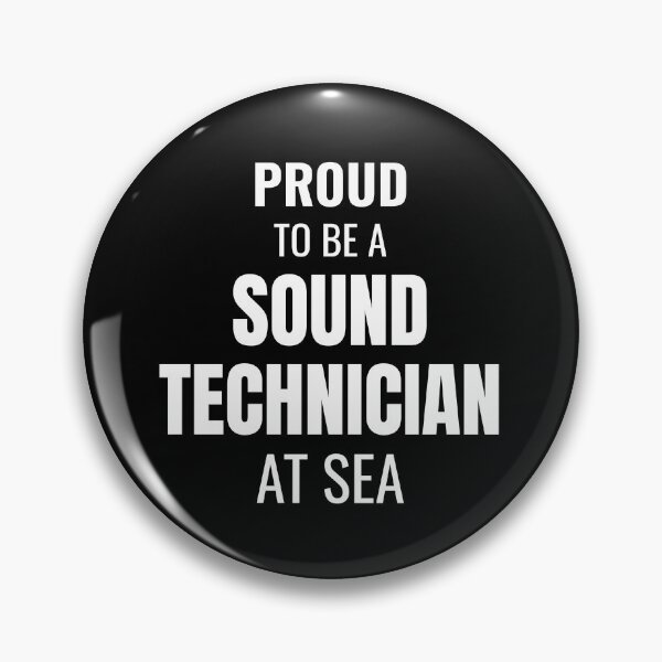 Item preview, Proud to be a Sound Technician at Sea (White) designed and sold by ShipCrewNation.