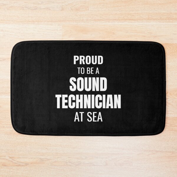 Item preview, Proud to be a Sound Technician at Sea (White) designed and sold by ShipCrewNation.