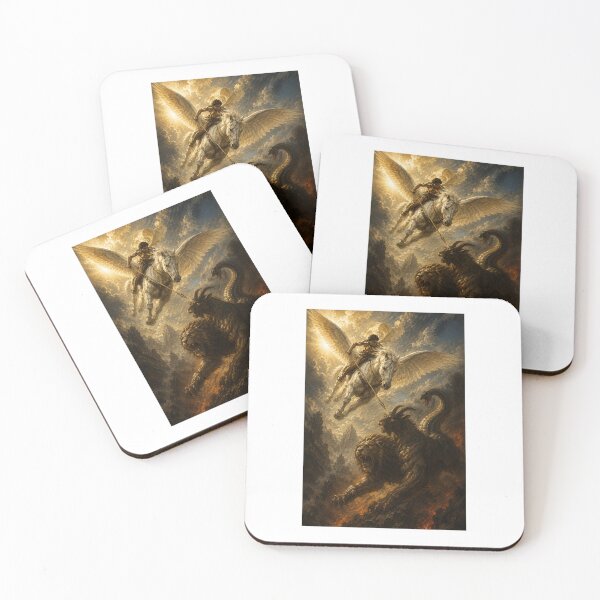 Item preview, Bellerophon and the Chimera – Renaissance Greek Mythology designed and sold by Pop, Culture and Stuff.