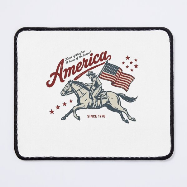 Item preview, Vintage 4th of July Cowboy America Since 1776 designed and sold by roartusa.
