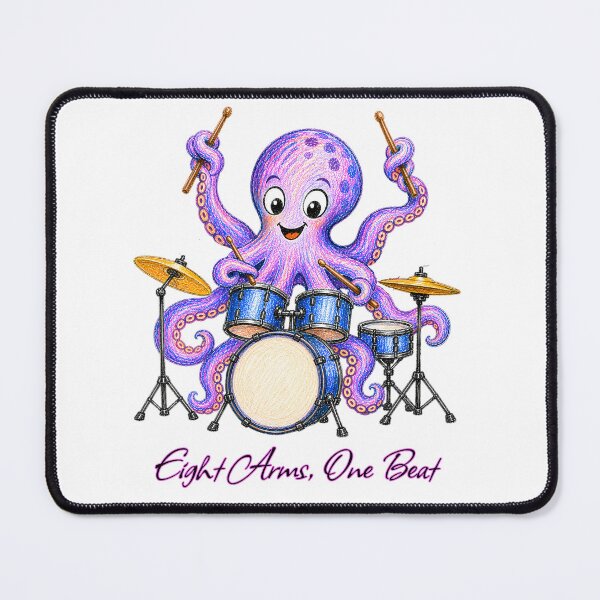 Item preview, Eight Arms One Beat Octopus Drummer designed and sold by Buli89.