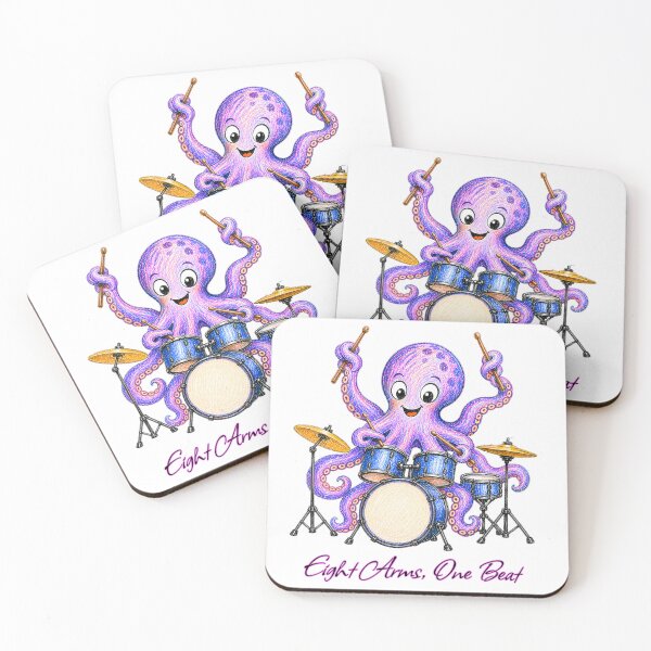 Item preview, Eight Arms One Beat Octopus Drummer designed and sold by Buli89.