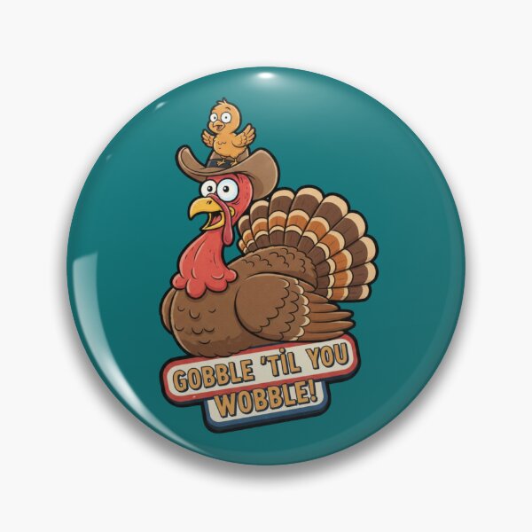 Item preview, Gobble Til Ya Wobble Cute Turkey designed and sold by Mattigiov.