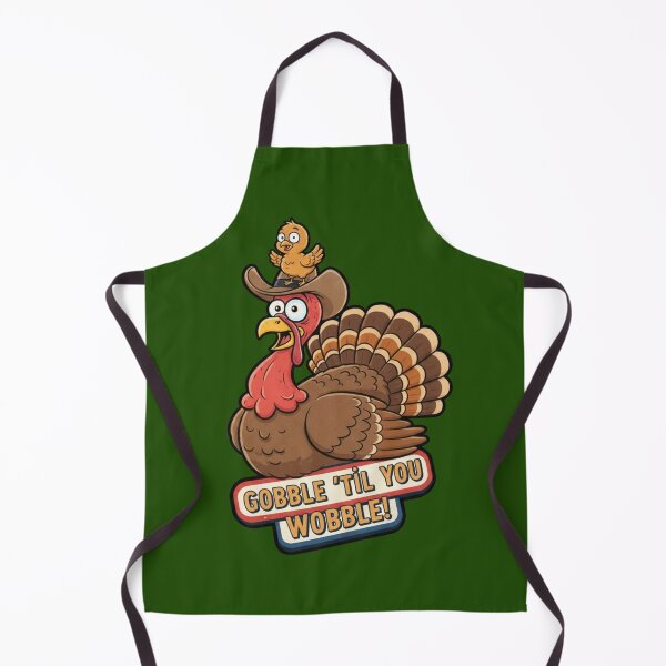 Item preview, Gobble Til Ya Wobble Cute Turkey designed and sold by Mattigiov.