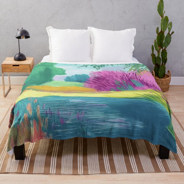 Item preview, David Hockney Inspired Colorful Pool Art designed and sold by CleoniqueH.