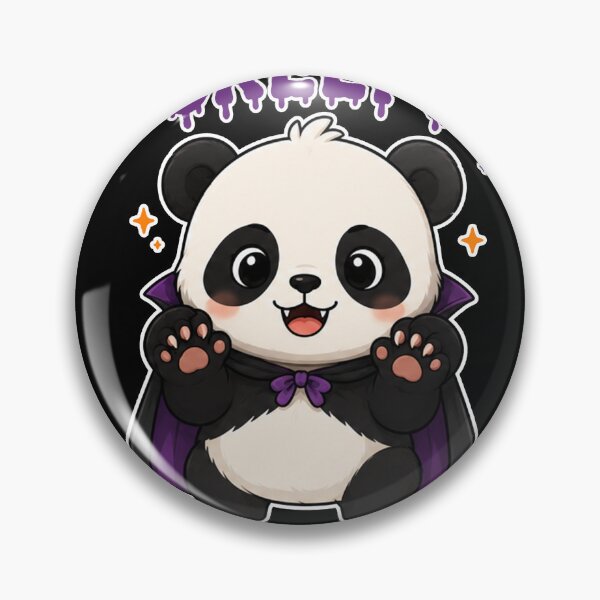 Aperçu de l'œuvre Panda vampire mignon pour Halloween, mignon mais effrayant créée et vendue par bkeer abobkr.