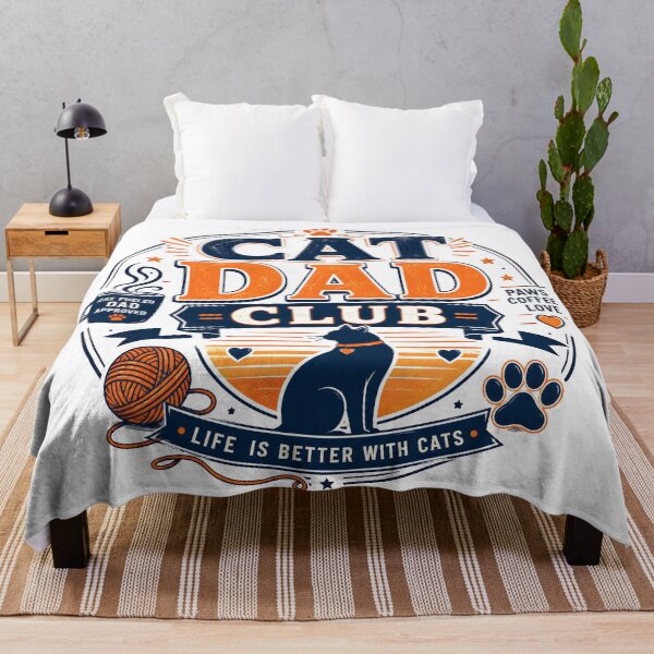 Item preview, funny cat dad, cat dad club merch, cat lover gift, cat dad, cat club designed and sold by TrueArtVibes.