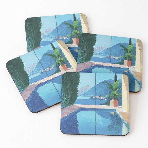 Item preview, David Hockney Inspired Colorful Pool Art designed and sold by CleoniqueH.