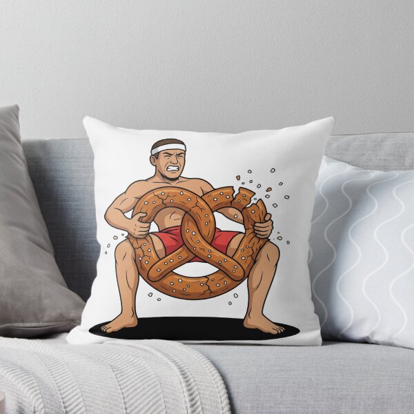 Item preview, Funny Athlete Squeezing Giant Salted Pretzel Workout designed and sold by Rare By Hero.
