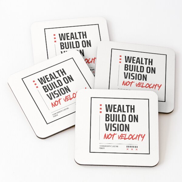 Item preview, Wealth Built on Vision, Not Velocity - Long term  Investor  designed and sold by sugoonfinarts.