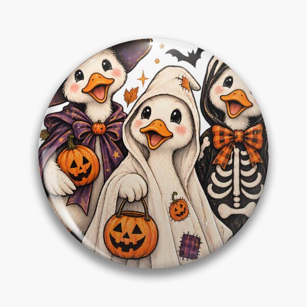 Item preview, Spooky Ducks Halloween, Cute Vintage Duck, Funny Halloween Tee, Retro Duck Graphic designed and sold by ARTwy.