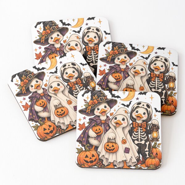 Item preview, Spooky Ducks Halloween, Cute Vintage Duck, Funny Halloween Tee, Retro Duck Graphic designed and sold by ARTwy.