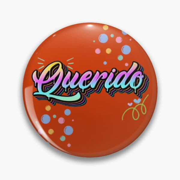 Item preview, Querido Spanish Dear Man Love Quote Dripping Graffiti Typography Art designed and sold by Miheerala.