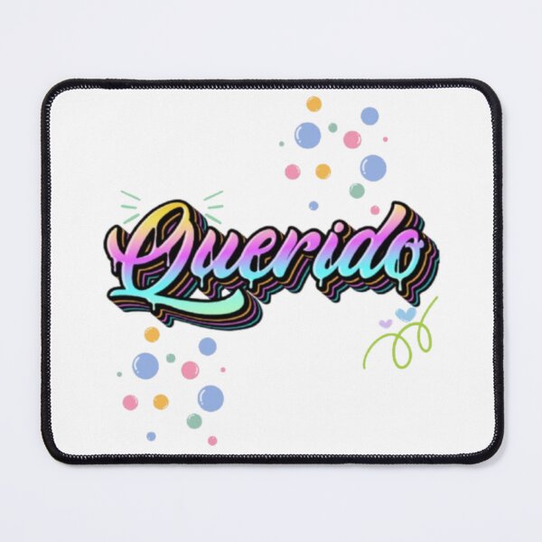 Item preview, Querido Spanish Dear Man Love Quote Dripping Graffiti Typography Art designed and sold by Miheerala.