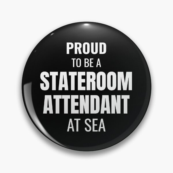 Item preview, Proud to be a Stateroom Attendant at Sea (White) designed and sold by ShipCrewNation.
