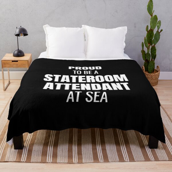 Item preview, Proud to be a Stateroom Attendant at Sea (White) designed and sold by ShipCrewNation.