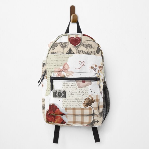 Item preview, Vintage Romantic Scrapbook Collage with Flowers, Love Letters & Camera designed and sold by Harsha Pinjani.