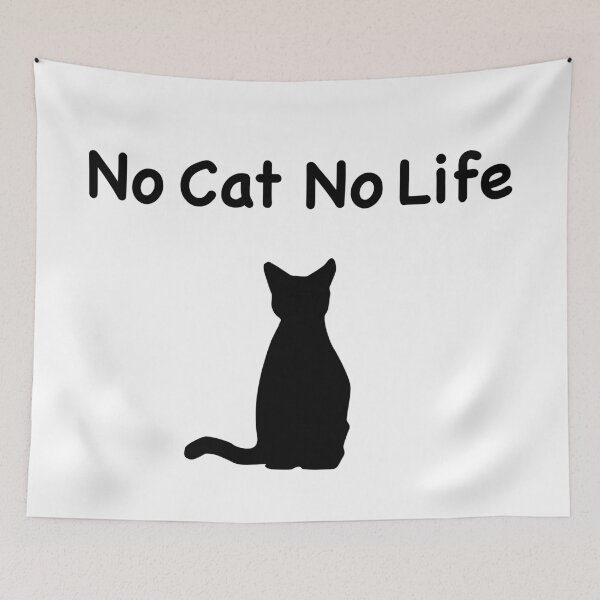 Item preview, No Cat, No Life designed and sold by Ulala Cafe.