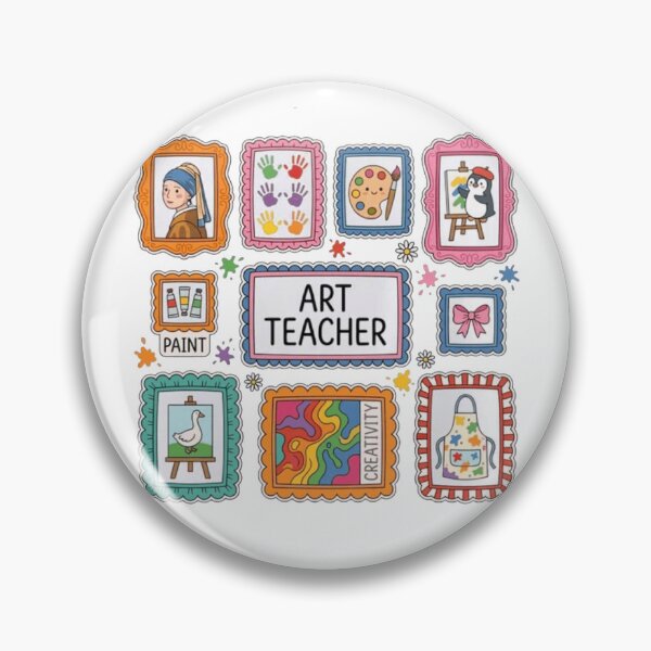 Item preview, Art Teacher Colorful Art Class designed and sold by roartusa.