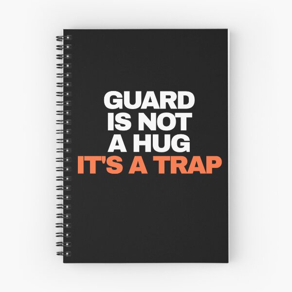Item preview, Guard Is Not A Hug It's A Trap Funny BJJ Jiu Jitsu Quote designed and sold by MaSzStyle.