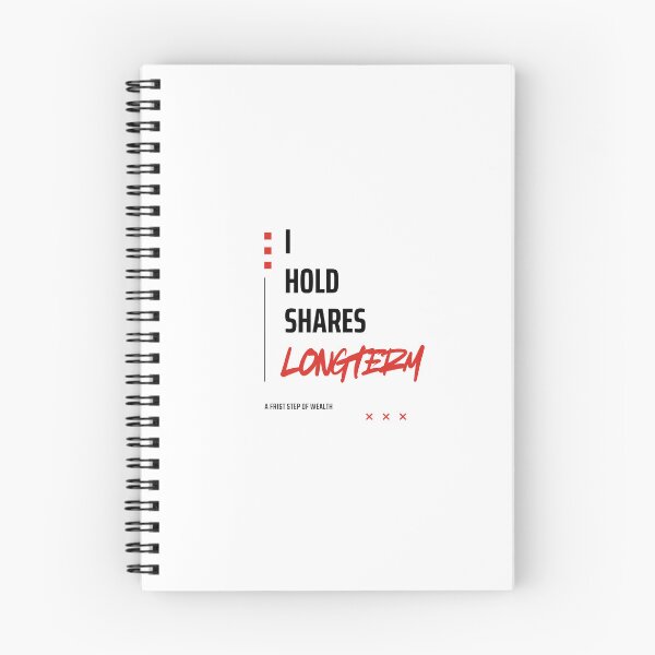 Item preview, Hold Shares Long Term – Wealth Building Investor Design designed and sold by sugoonfinarts.