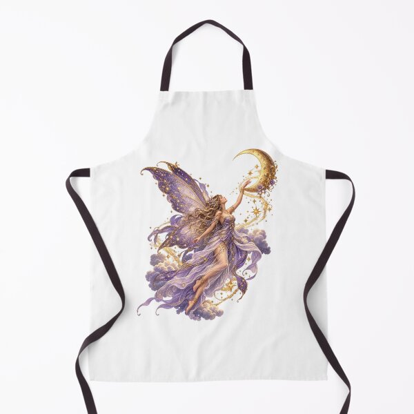 Item preview, Ethereal Moon Fairy Floating Among Stars and Stardust Celestial Fantasy Magical Wings Enchanted Night Sky Art designed and sold by SOUFIANE1991.