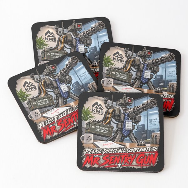 Item preview, Please Direct All Complaints to Mr Sentry Gun – Tactical Office Humor designed and sold by KissMy6 Industries.
