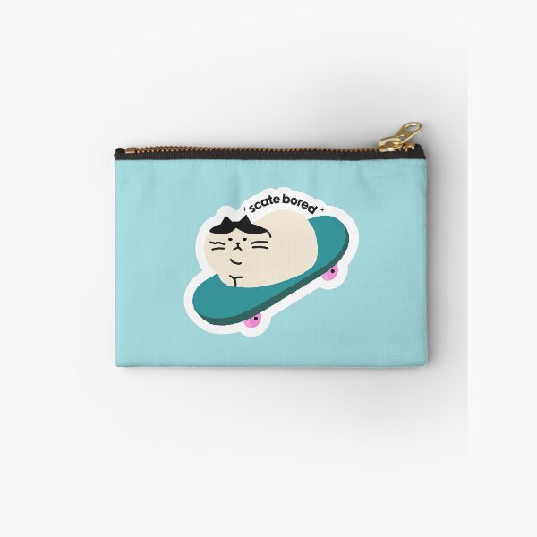 Item preview, Scate Bored Funny Cat Skateboarding Pun designed and sold by Miaou Studio.