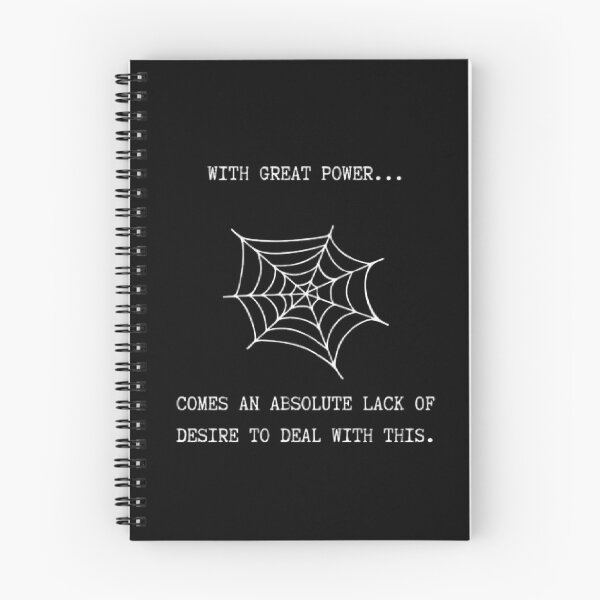 Item preview, With Great Power Comes Absolute Lack Of Desire Funny Parody designed and sold by Mircea786.