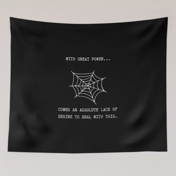 Item preview, With Great Power Comes Absolute Lack Of Desire Funny Parody designed and sold by Mircea786.