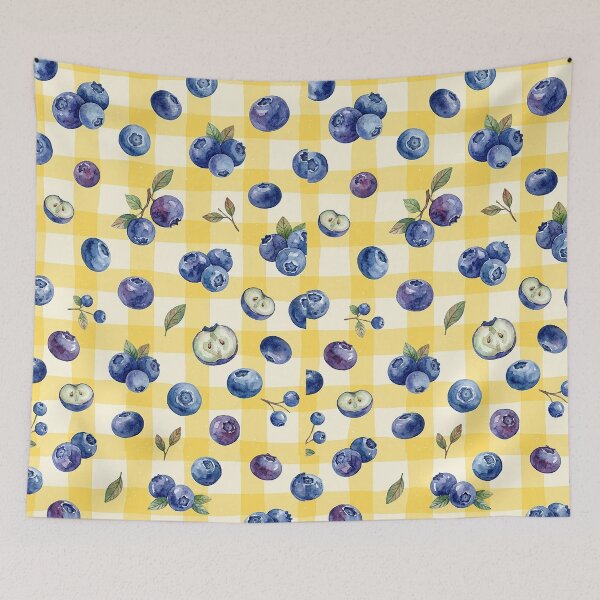 Item preview, slice blueberry pattern designed and sold by tampansgang.