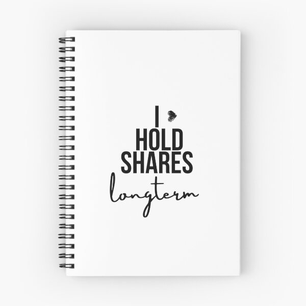 Item preview, I Hold Shares Long Term – For Investor - White Design designed and sold by sugoonfinarts.