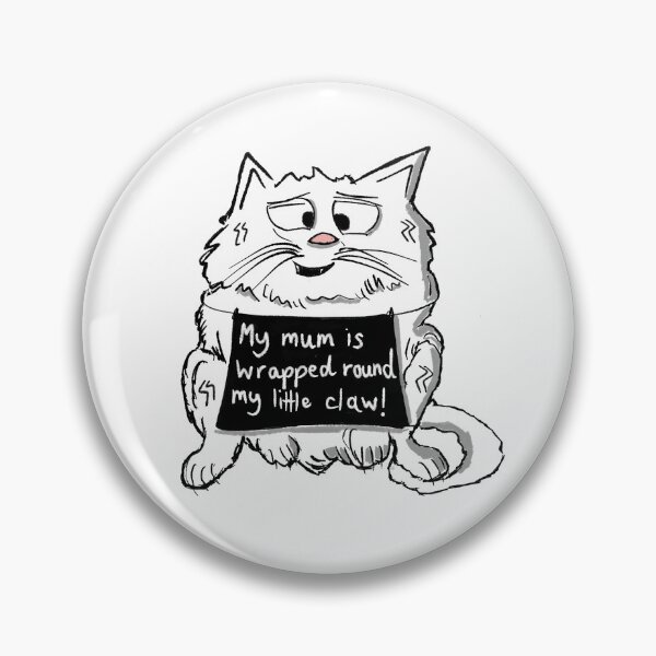 Item preview, White cat comic- mum wrapped round his little claw. designed and sold by KPlayerAdhder.