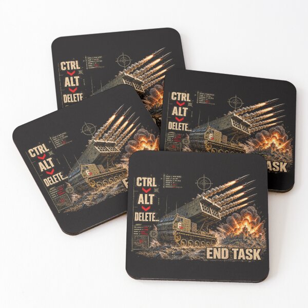 Item preview, CTRL ALT DELETE – END TASK | Military Tech Humor designed and sold by KissMy6 Industries.