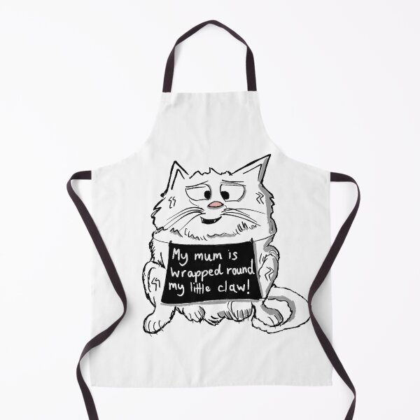 Item preview, White cat comic- mum wrapped round his little claw. designed and sold by KPlayerAdhder.