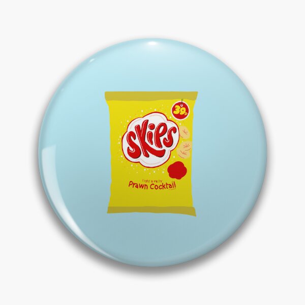 Aperçu de l'œuvre Illustration de chips Skips – L'art emblématique des snacks britanniques créée et vendue par Kimmage.