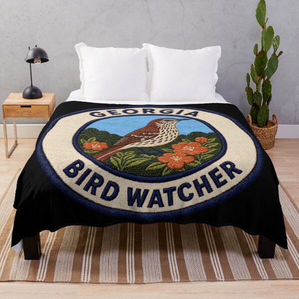 Item preview, Georgia Bird Watcher – Brown Thrasher Patch designed and sold by The-Drip-Studio.