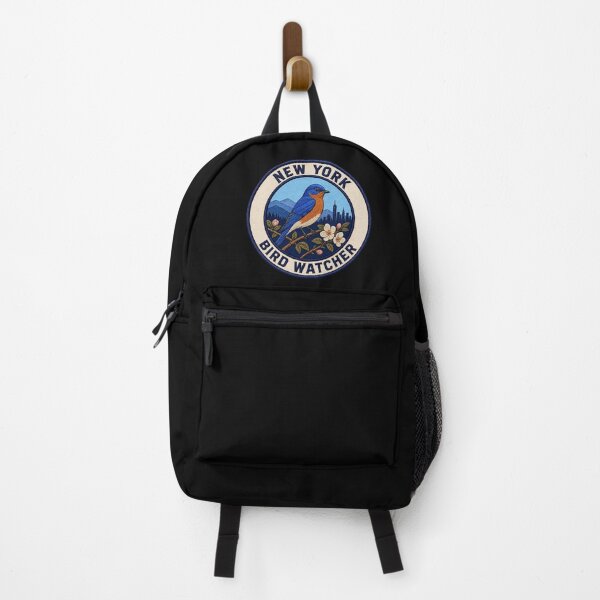 Item preview, New York Bird Watcher – Eastern Bluebird Patch designed and sold by The-Drip-Studio.